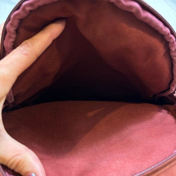 Burgundy Unisex Everlane Backpack - Picture 9 of 10